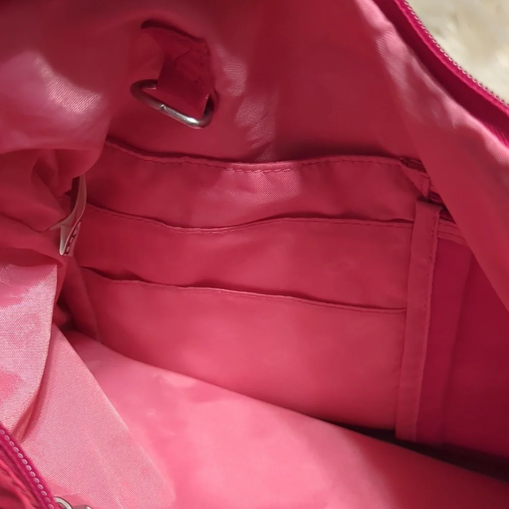 LUG PINK RASPBERRY LARGE CABLE CAR SHOULDER BAG PURSE TOTE - Picture 12 of 15